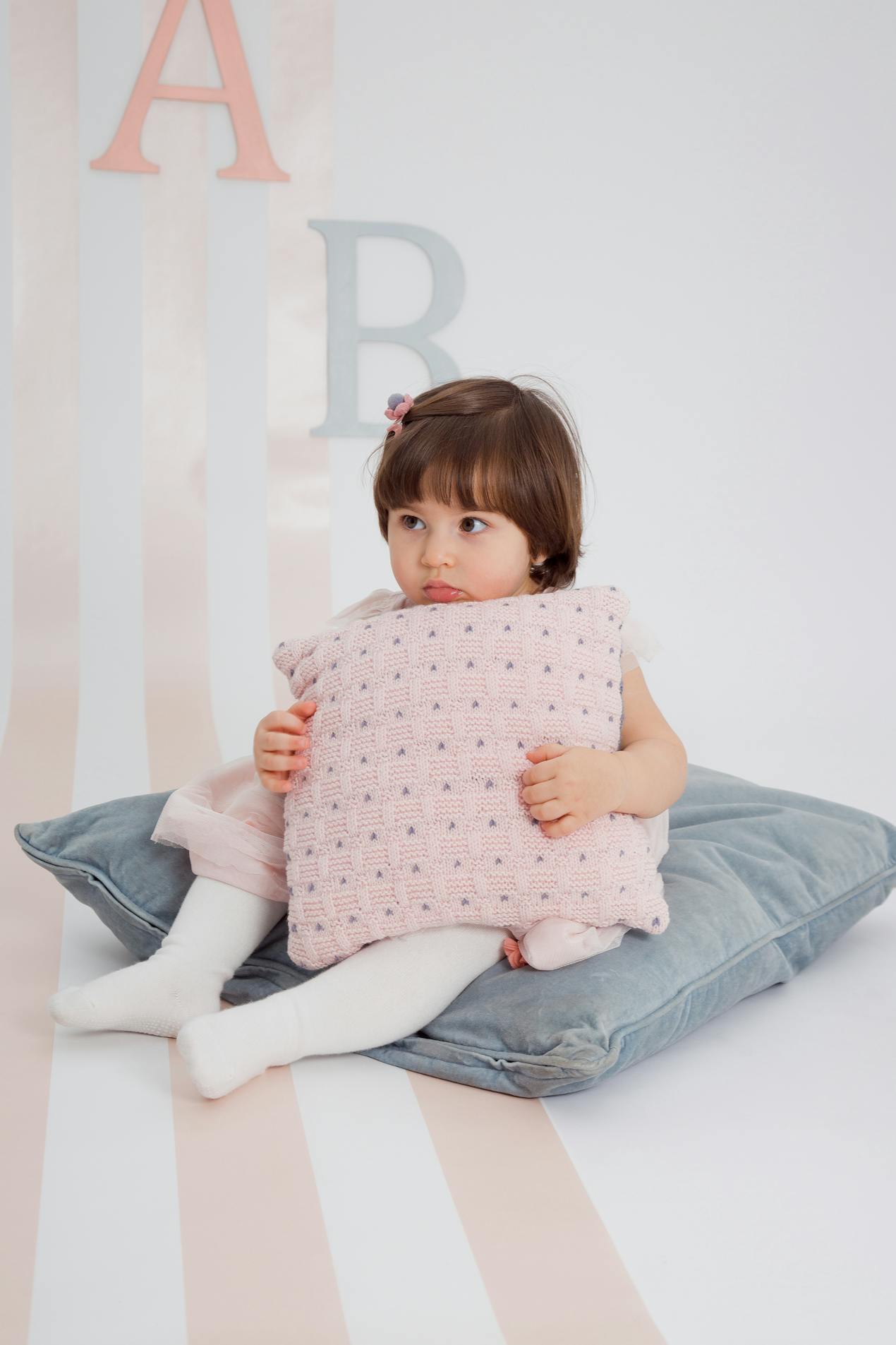 La La Cushion from Sugar pattern collection from MillaMia