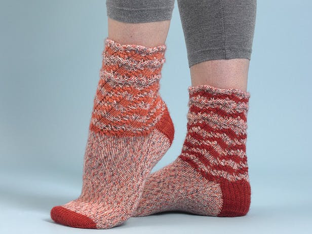 Fairground Feet Socks in Paintbox Yarns Socks