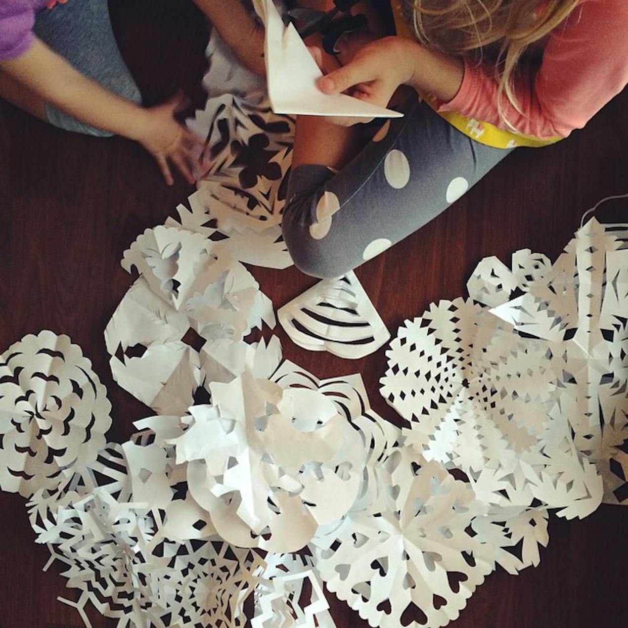 The Vanilla Tulip Paper craft Snowflakes