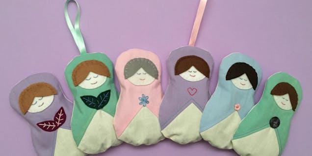 Russian doll lavender bags 
