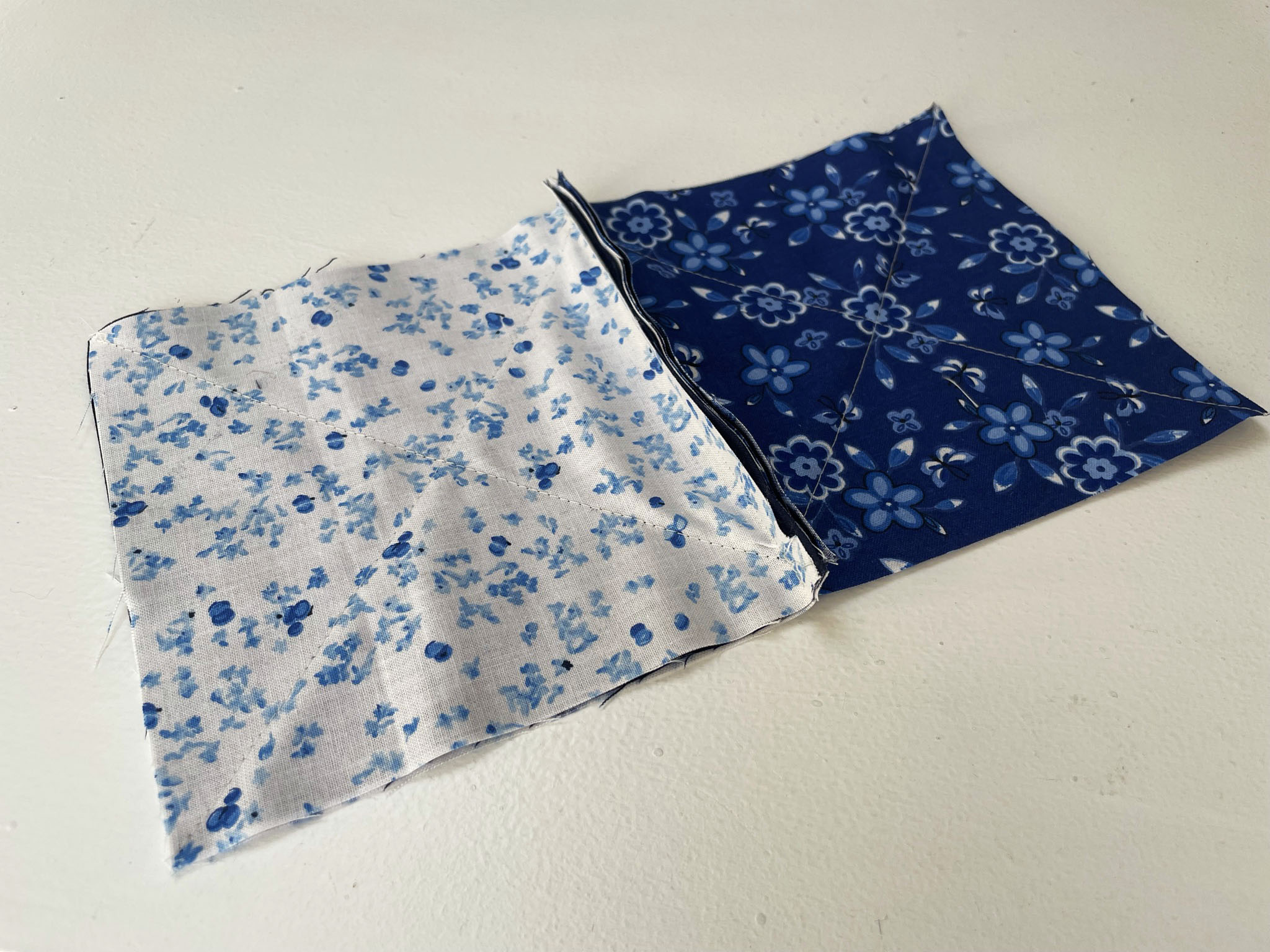 step Sew your squares together