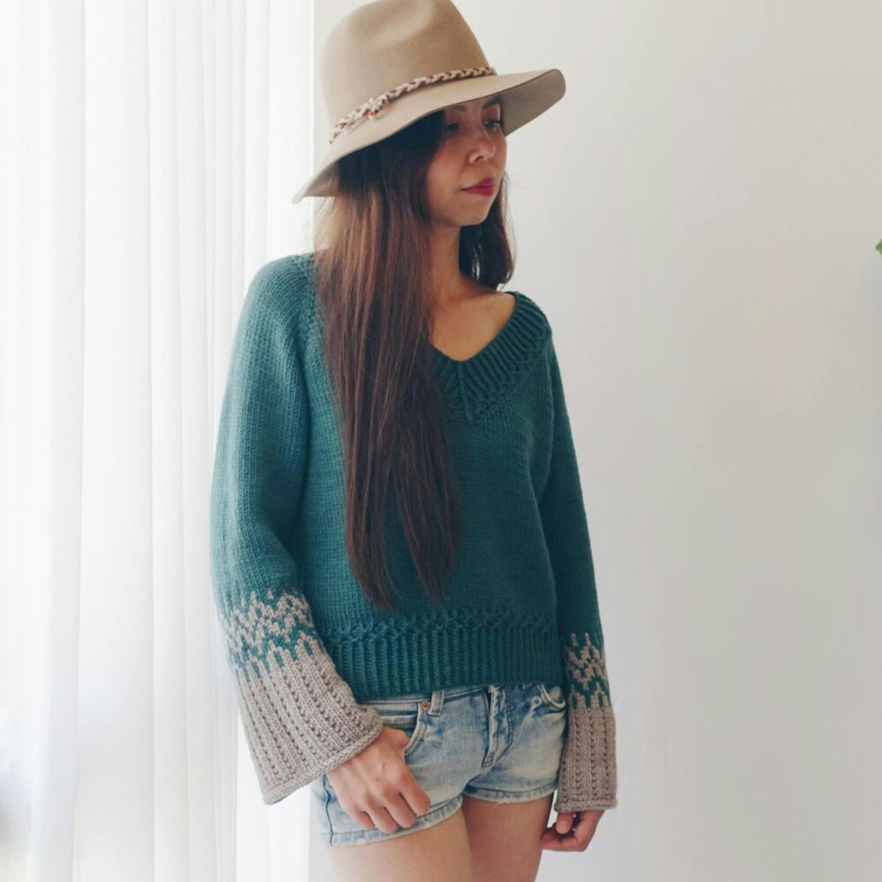 Idle Wanderer sweater knitting pattern