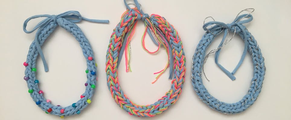 Crochet i-cord necklace tutorial! 