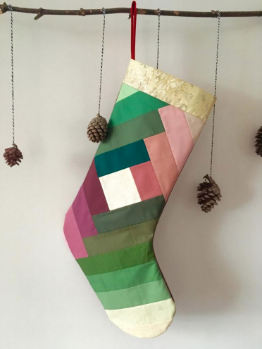 Quilted stocking pattern