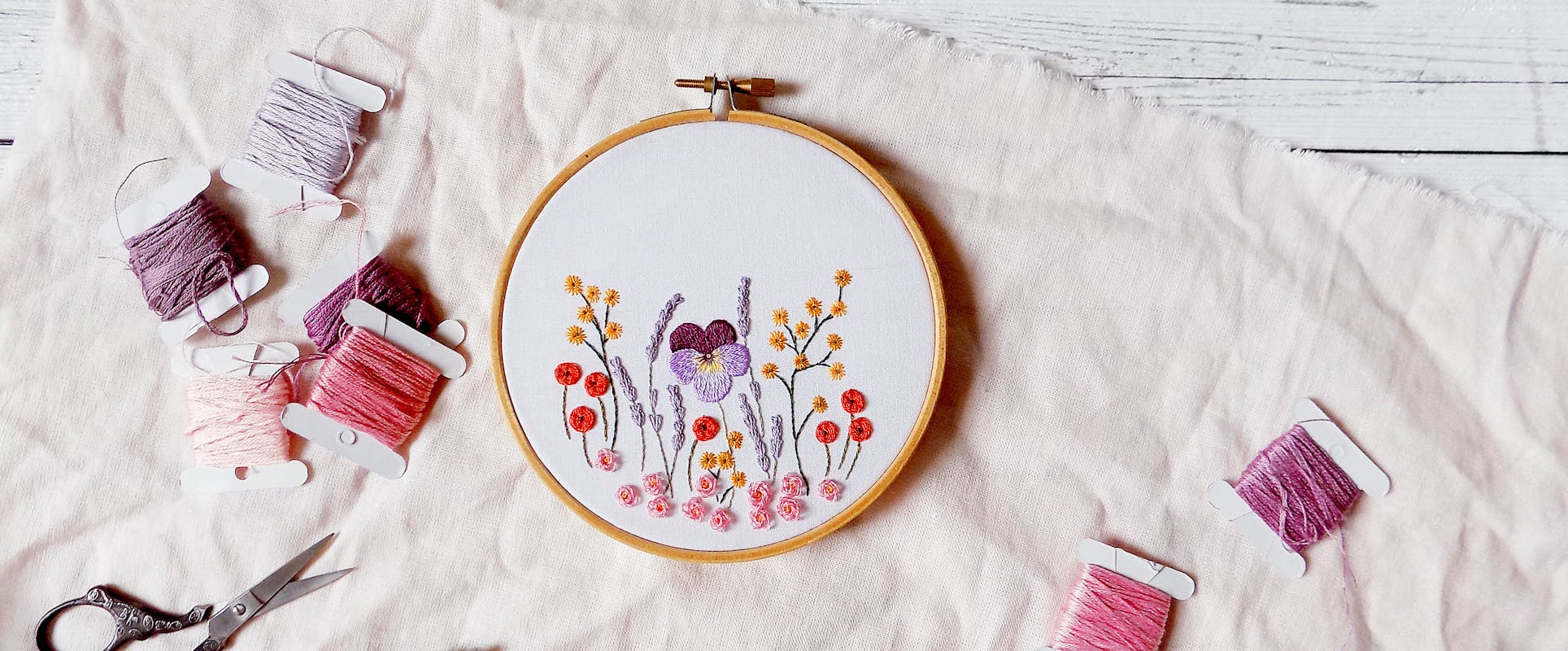 May Floral Embroidery Pattern // Lily Embroidery Pattern // DIY Embroidery  // Digital Embroidery Pattern // Birth Flower Embroidery 