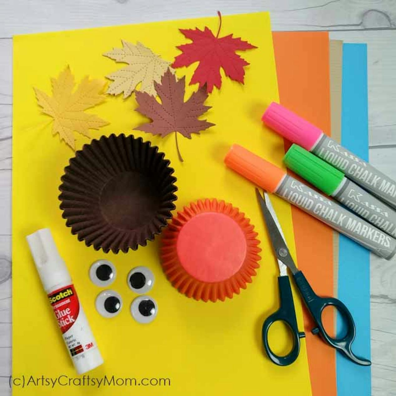 Fall owl crafts for kid supplies