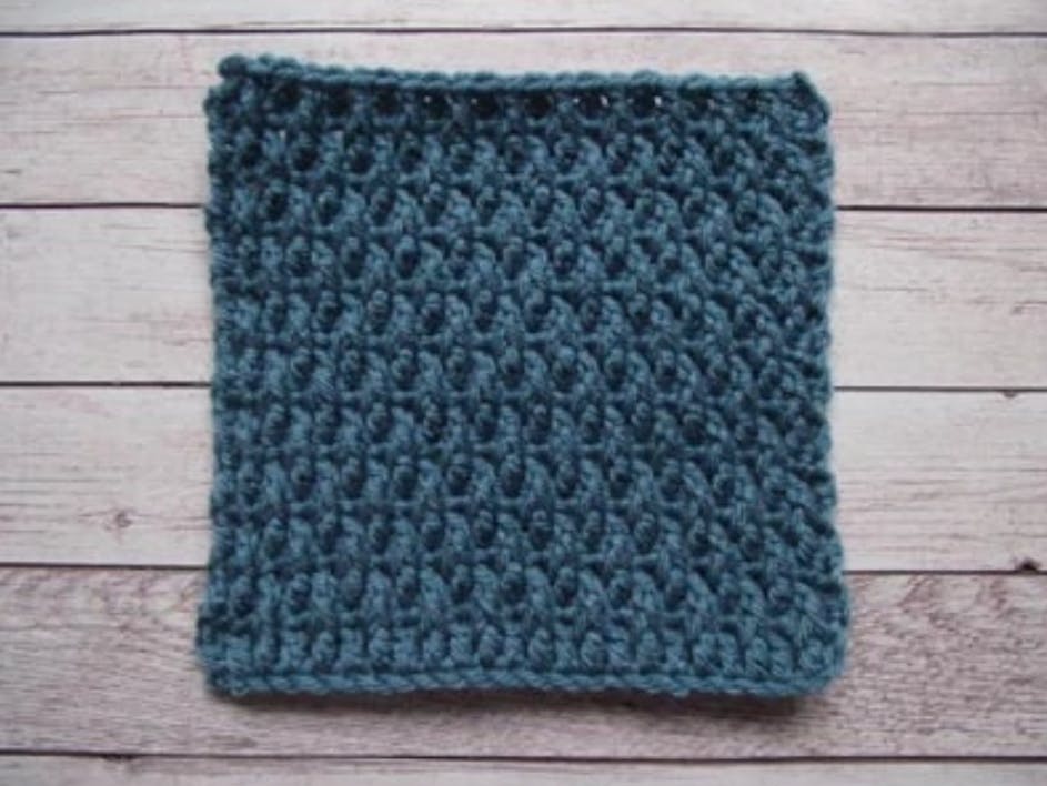 How to crochet alpine stitch
