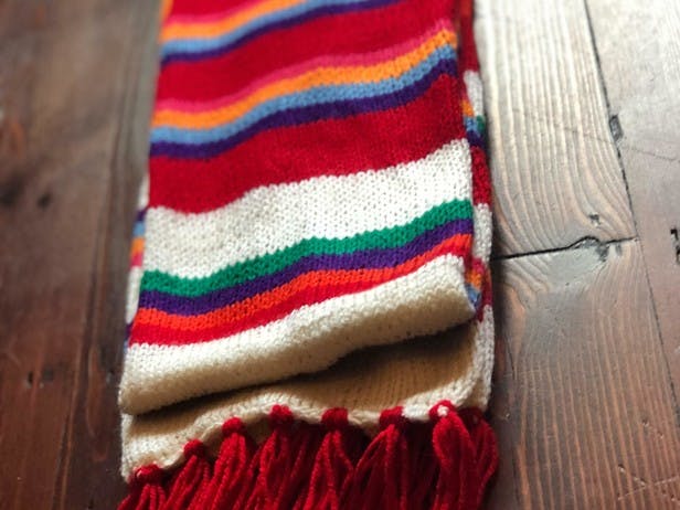 Wrap Striped Scarf