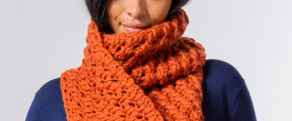 Advice: would this variegated yarn work for this cabled scarf