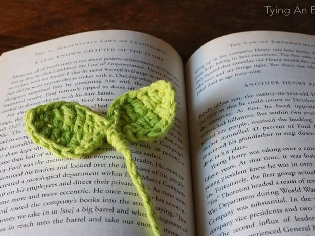Budding Leaf Bookmark