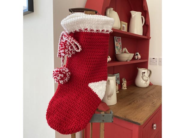 Crochet Christmas stocking 