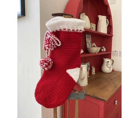 Crochet Christmas stocking 