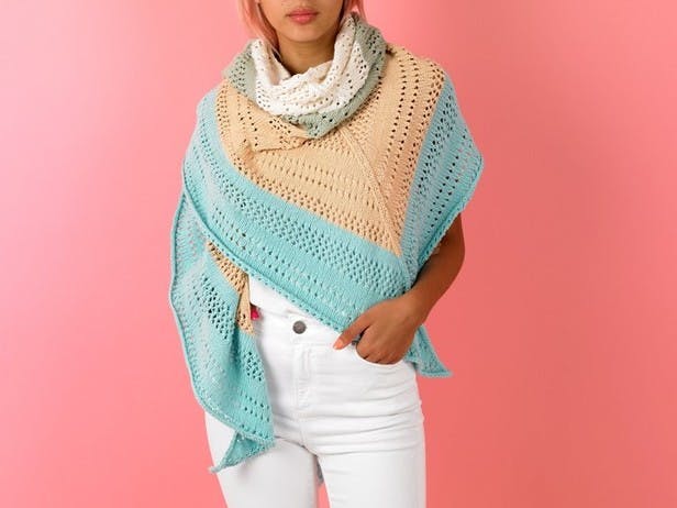 Lollipop Lace Shawl