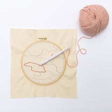 embroidering punch needle