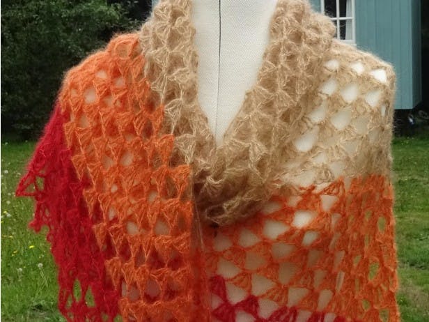 Pluming Lovely Shawl