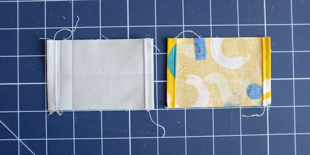 Spring bag drawstring rectangle 