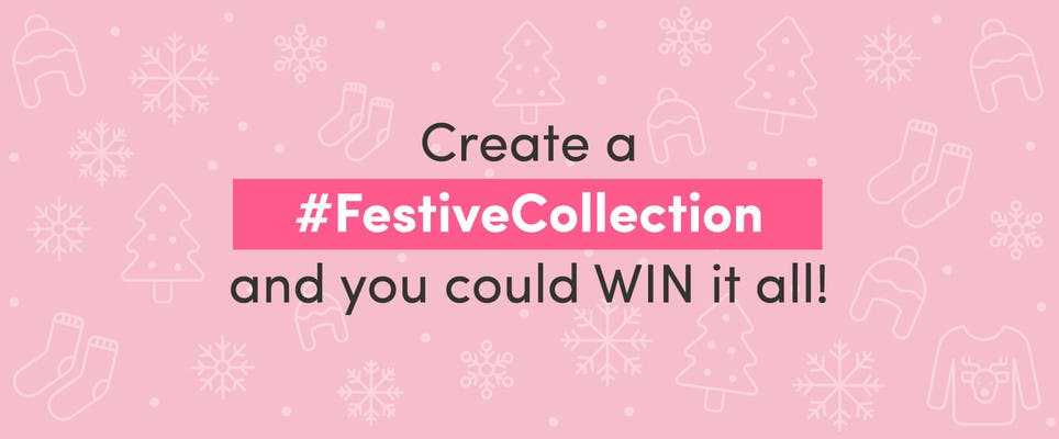 Create a festive collection and you could win it all!