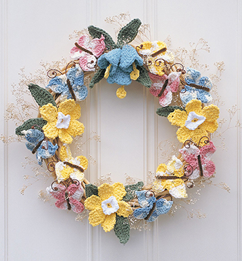 Celebrate Spring Wreath in Lily Sugar 'n Cream Solids