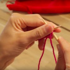 how to purl: how needles where they cross