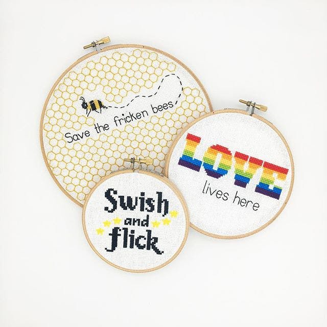 20 cross stitching Instagram stars you need to follow