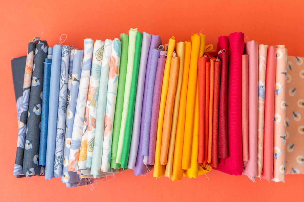 variety of quilting fabric