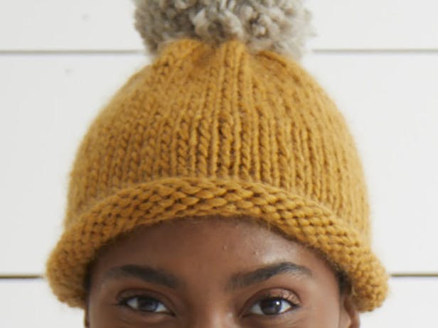 Learn how to knit a hat with circular needles