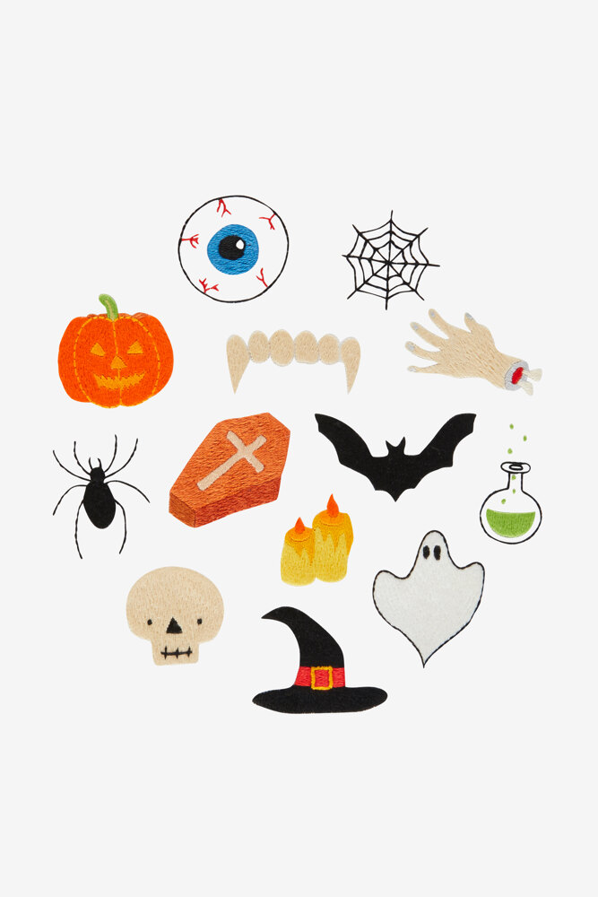 Halloween embroidery patterns