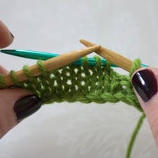 Using cable needle step 8