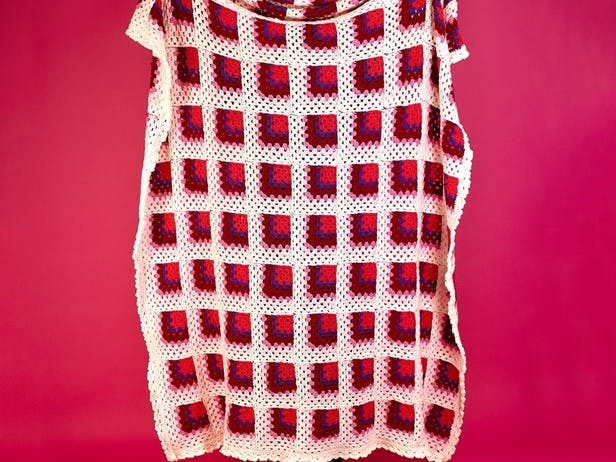 Amour Blanket - Free Crochet Pattern For Home in Paintbox Yarns Wool Mix Aran