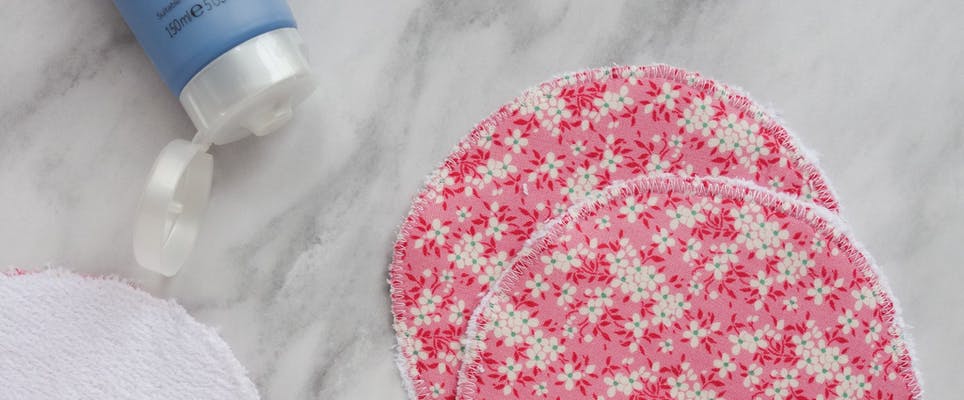 How to make a reusable face cloth