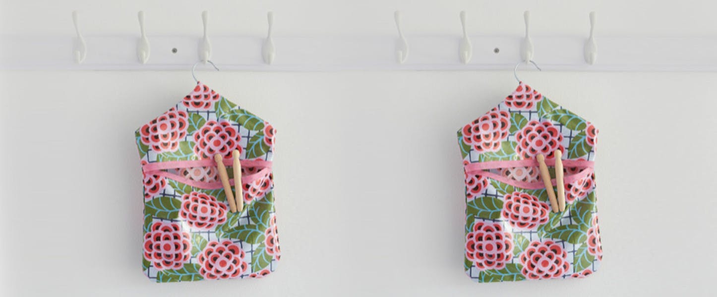 Free peg bag sewing pattern