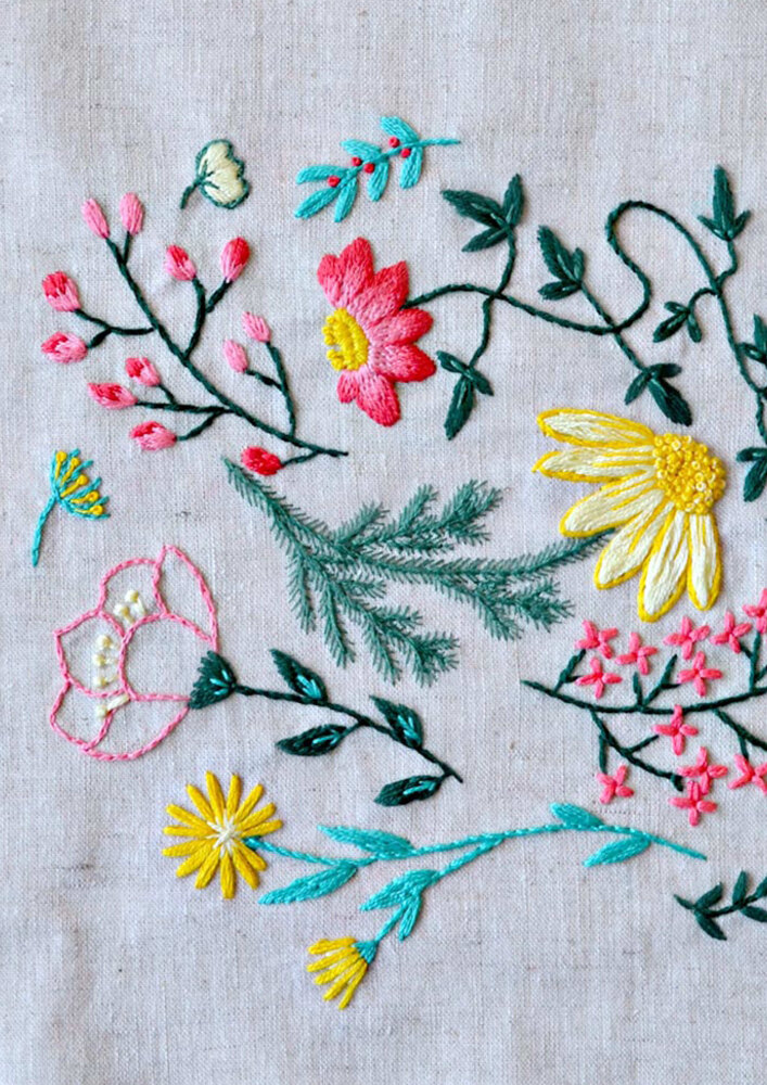 Flower embroidery patterns