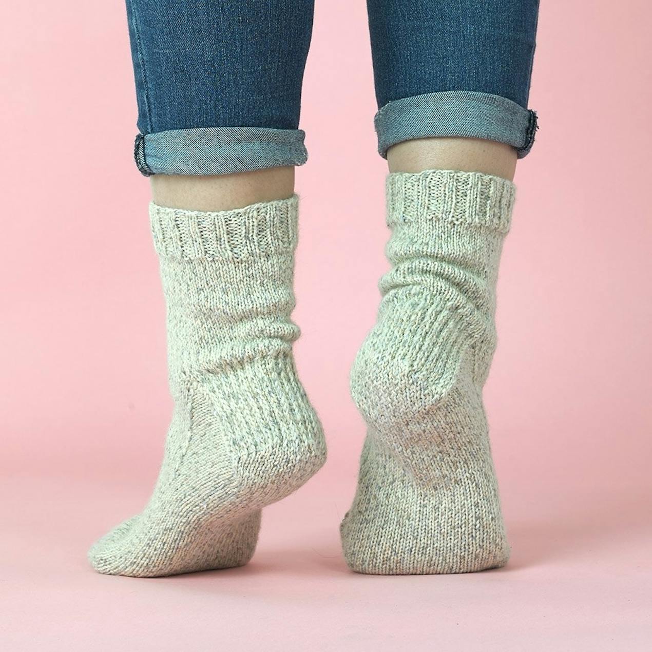 Paintbox simple sock knitting pattern