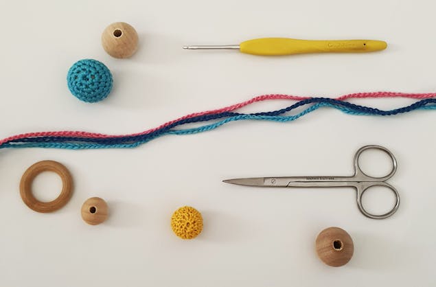 Spring clean your stash and make these cute crochet beads!