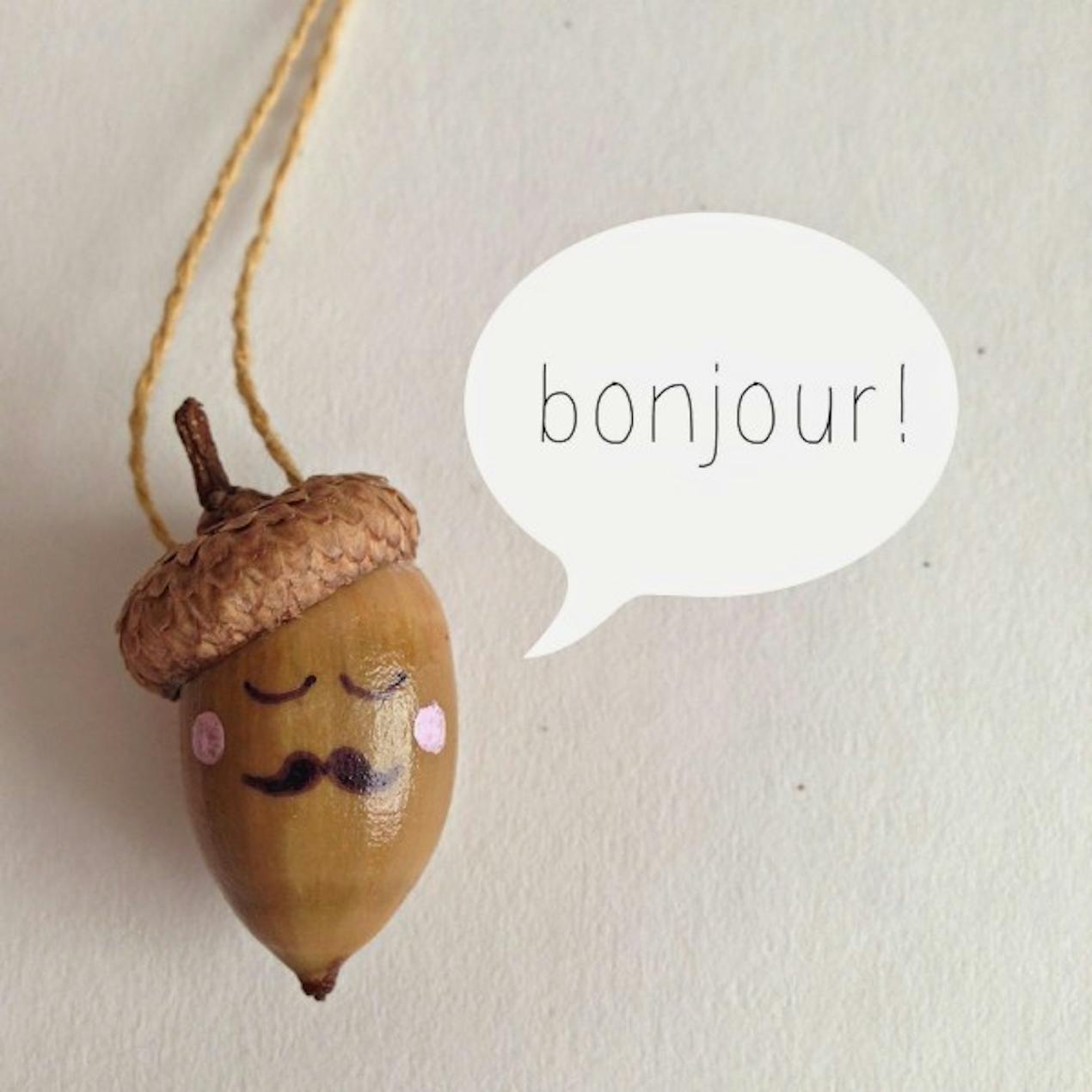 Acorn necklace