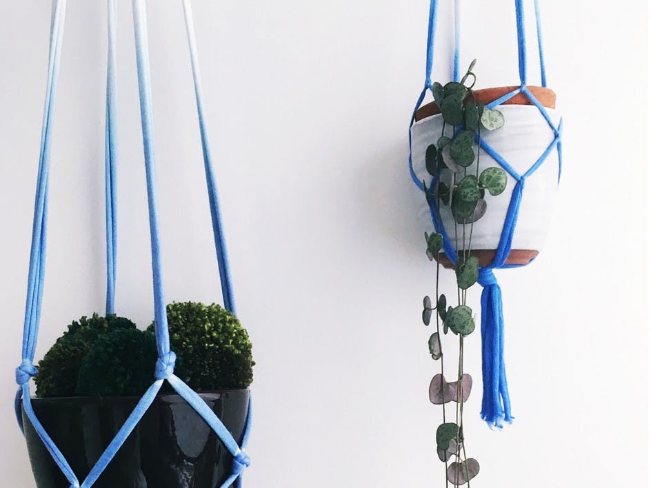 How to make macrame plant pot holders