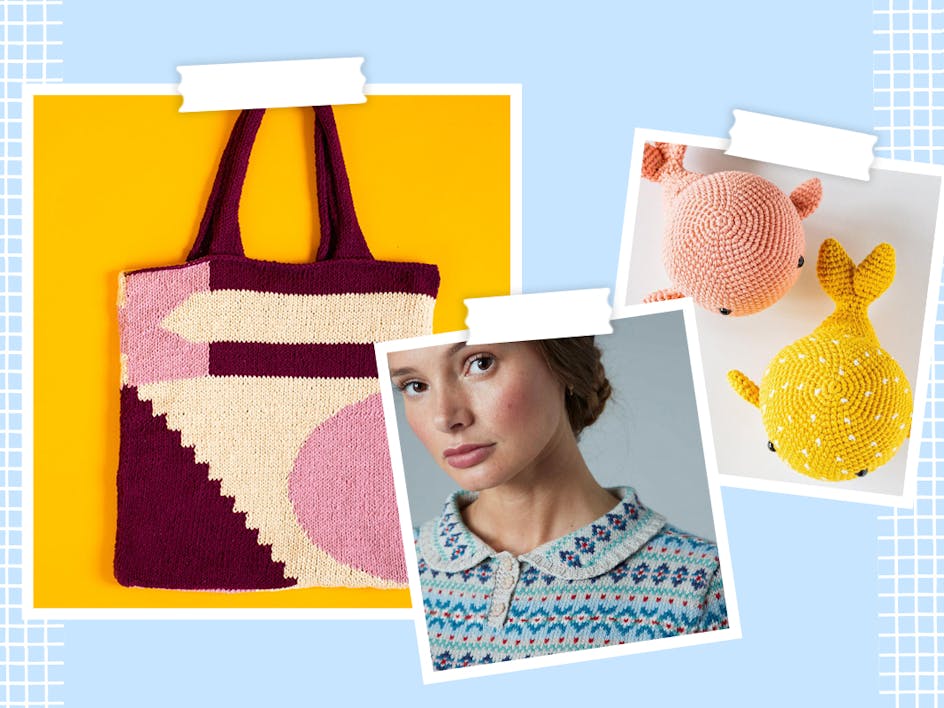 A cute-as whale, an abstract tote & a fair isle tee, these are the most popular patterns this month, according to you!