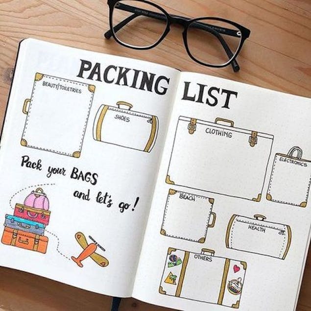 travel scrapbook design ideas