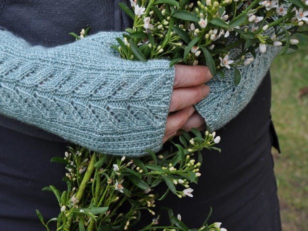 Queen Anne Mitts by Jennifer Chase-Rappaport