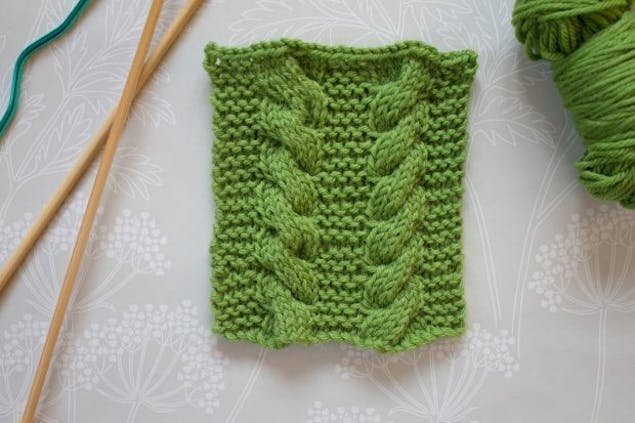 Learn to cable knitting 