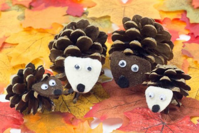 DIY Hedgehogs DIY crafts for kids