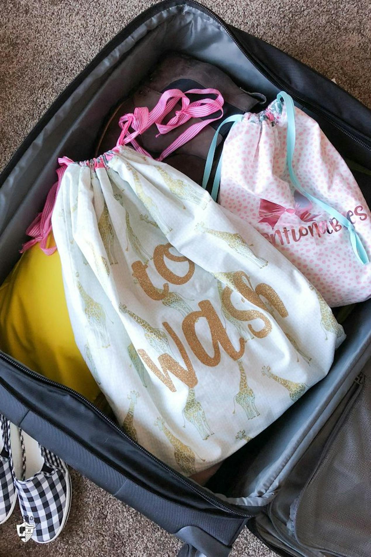 drawstring diy laundry bag