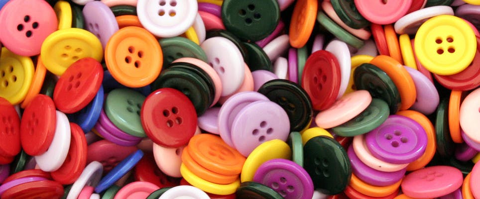 range of colorful buttons