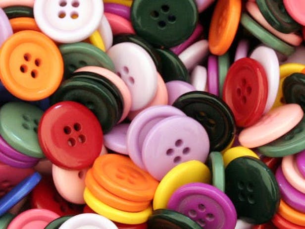 range of colourful buttons