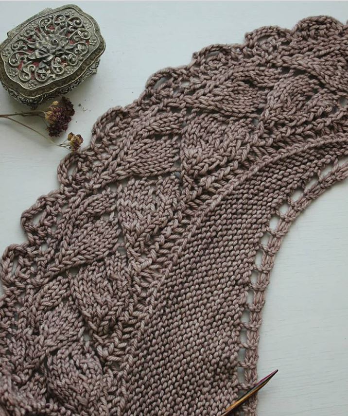 Sarella's Beebalm Shawl