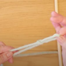 Pull tight your slip knot