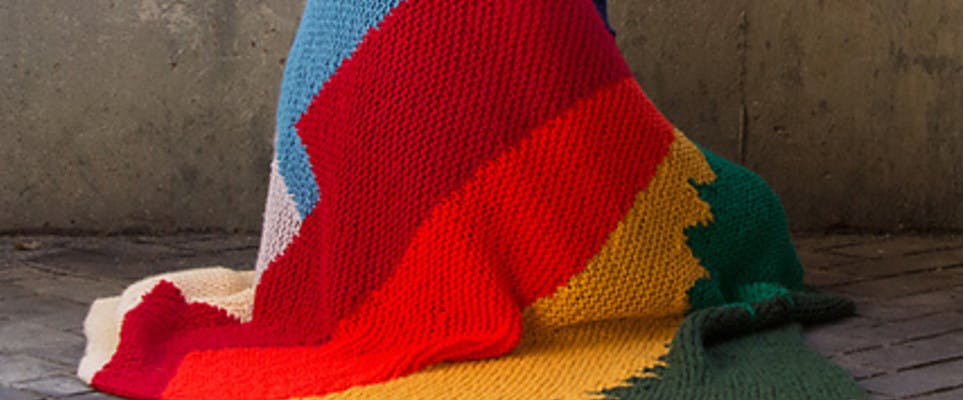 Intarsia Mountain KAL with Hands Occupied