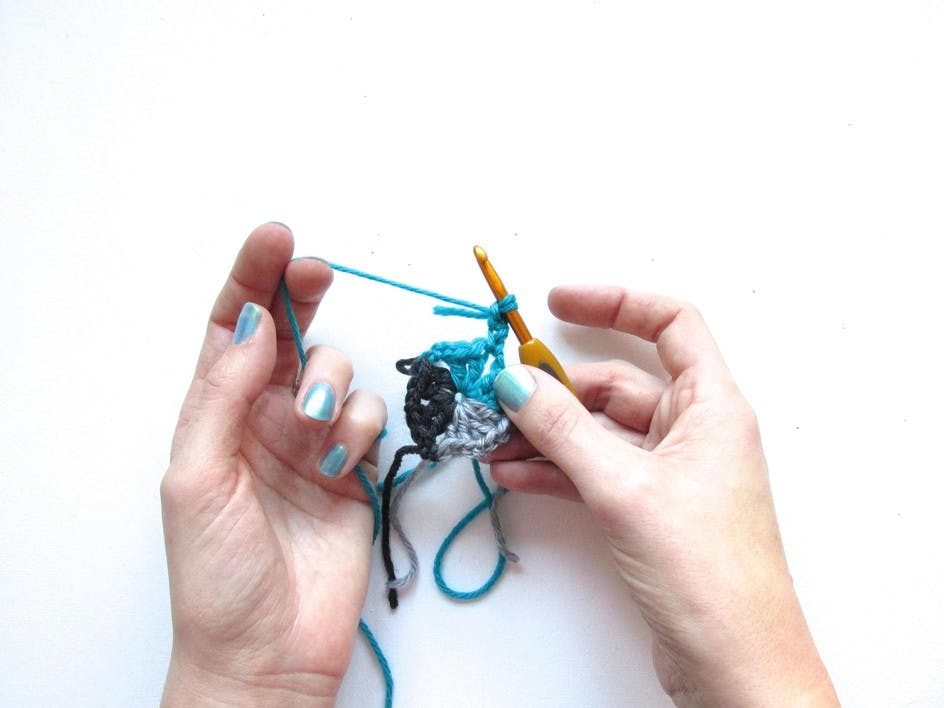 FREE Geo-Hexie crochet tutorial