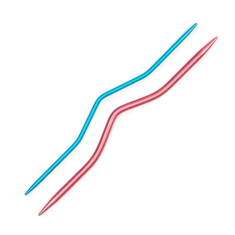 Prym Aluminium Knitting Needle 6mm - 35cm Long Single Point Needle (1 Pair)