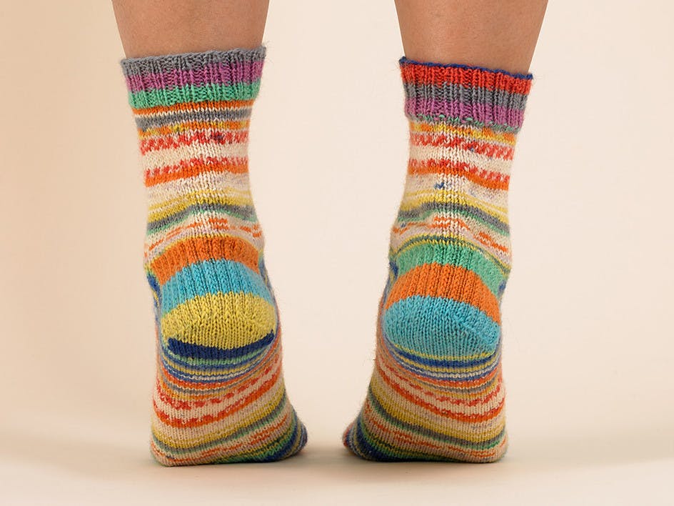 3 ways to knit a sock heel